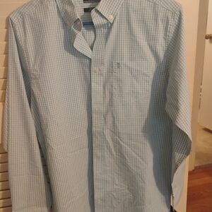Men's Blue Checkered Shirt